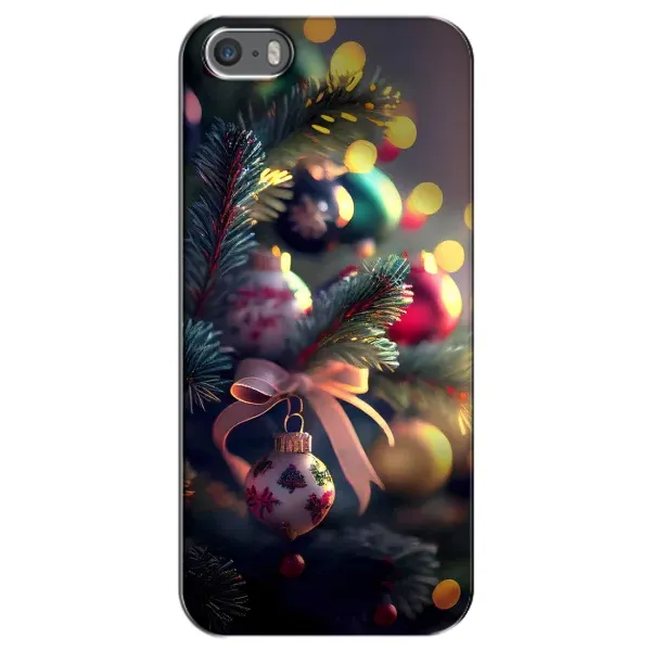 Чехол с рисунком «Красивая елочка» для iPhone 5 / 5s / SE