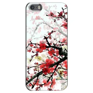 Чехол с принтом САКУРЫ на iPhone 5 / 5s / SE (Красивая Сакура)
