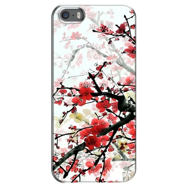 Чехол с рисунком «Красивая Сакура» для iPhone 5 / 5s / SE Чехол с рисунком «Красивая Сакура» для iPhone 5 / 5s / SE