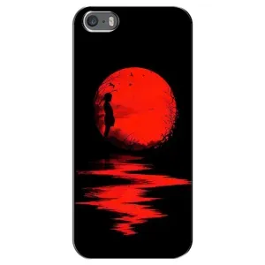 Літній Чохол на iPhone 5 / 5s / SE (Червоний Захід сонця)