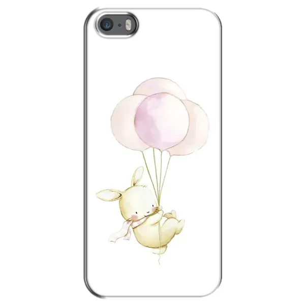 Чехол с рисунком «Кролик и шарики» для iPhone 5 / 5s / SE Чехол с рисунком «Кролик и шарики» для iPhone 5 / 5s / SE