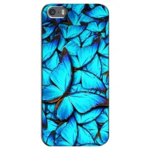 Силіконовий бампер з картинкою звірів для iPhone 5 / 5s / SE (Крила метеликів)