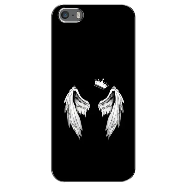 Чехол с рисунком «Крылья и корона» для iPhone 5 / 5s / SE