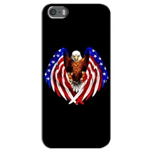 Чохол Прапор USA для iPhone 5 / 5s / SE (Крила США)