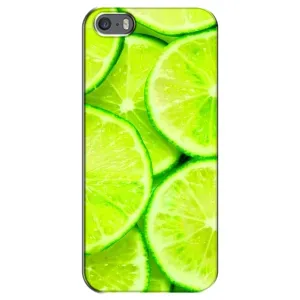 Чохол з зображенням смачної їжі для iPhone 5 / 5s / SE (Лайм)