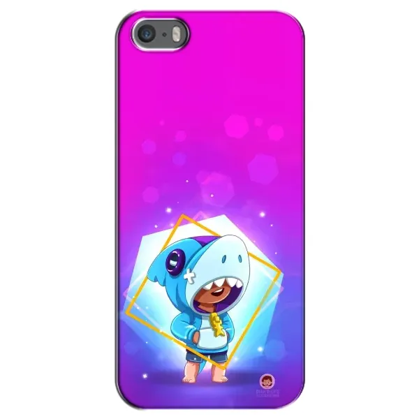 Чехол с рисунком «Леон в костюме Акулы» для iPhone 5 / 5s / SE