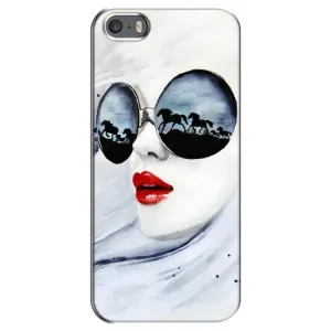 Чехол с картинкой Модные Девчонки iPhone 5 / 5s / SE (Любительница коней)