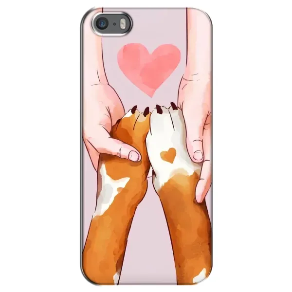 Чохол з малюнком «Любов до собак» для iPhone 5 / 5s / SE Чохол з малюнком «Любов до собак» для iPhone 5 / 5s / SE