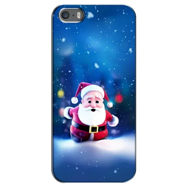 Чехол с рисунком «Маленький Дед Мороз» для iPhone 5 / 5s / SE