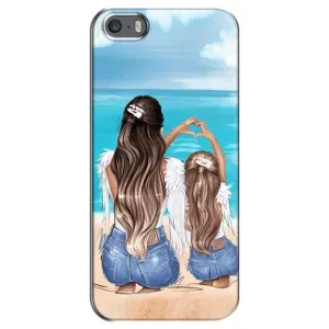 Чехлы для МАМЫ на iPhone 5 / 5s / SE (Мама и дочь)