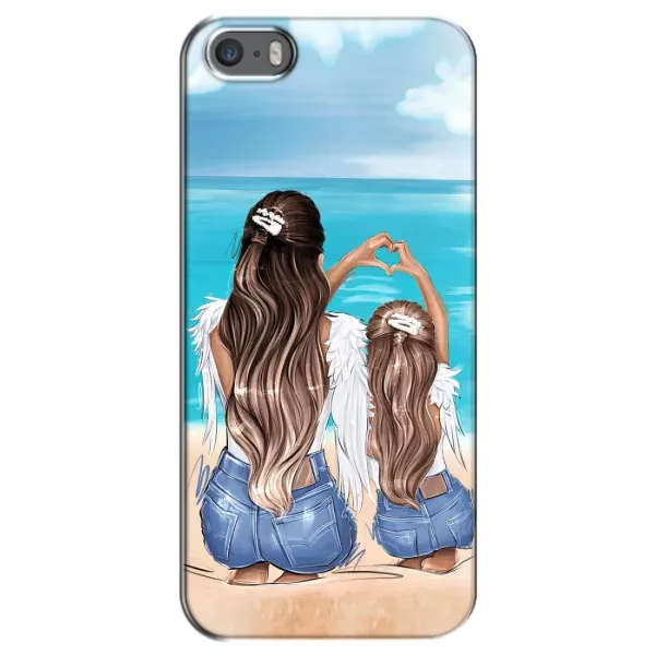 Чехол с рисунком «Мама и дочь» для iPhone 5 / 5s / SE Чехол с рисунком «Мама и дочь» для iPhone 5 / 5s / SE
