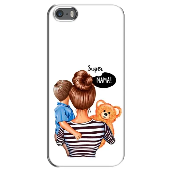 Чехол с рисунком «Мама и сын» для iPhone 5 / 5s / SE Чехол с рисунком «Мама и сын» для iPhone 5 / 5s / SE