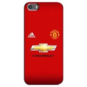 Силиконовые Чехлы принт Футбол на iPhone 5 / 5s / SE (Man United)