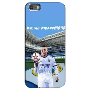 Чохол (TPU) з Футболістом на iPhone 5 / 5s / SE (Mbappe Real)