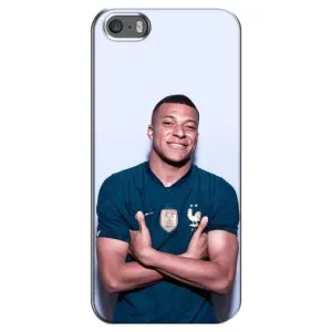 Чохол (TPU) з Футболістом на iPhone 5 / 5s / SE (Мбаппешичка)