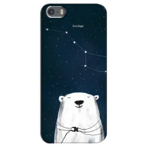 Силіконовий бампер з картинкою звірів для iPhone 5 / 5s / SE (Ведмедиця)