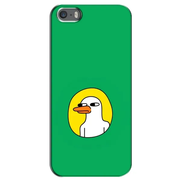 Чехол с рисунком «Мем Утка» для iPhone 5 / 5s / SE Чехол с рисунком «Мем Утка» для iPhone 5 / 5s / SE
