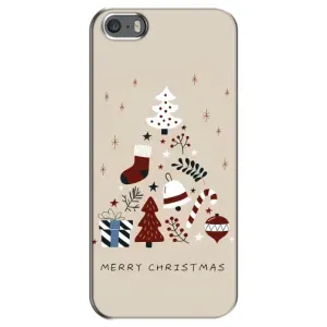 Чехол Санта Клаус для iPhone 5 / 5s / SE (Merry Christmas)