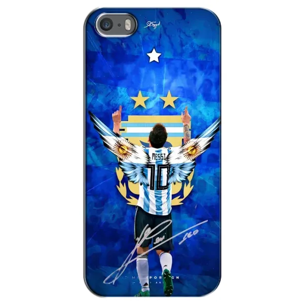 Чехол с рисунком «Месси Аргентина» для iPhone 5 / 5s / SE