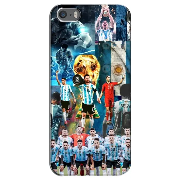 Чехол с рисунком «Месси в сборной» для iPhone 5 / 5s / SE