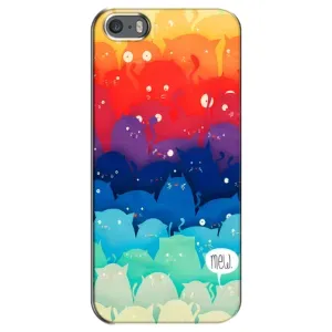 Силіконовий чохол з котиком для iPhone 5 / 5s / SE (Mew)