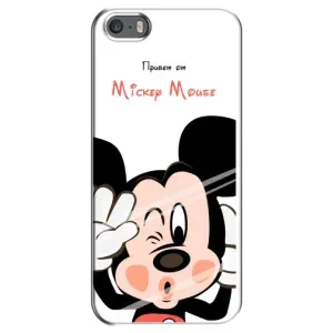 Чехол с рисунком «Mickey Mouse» для iPhone 5 / 5s / SE