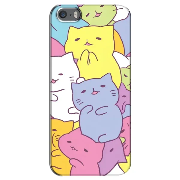 Чохол з малюнком «Милі котики» для iPhone 5 / 5s / SE