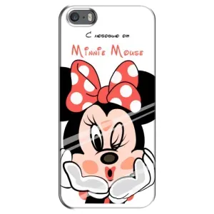 Чехол с рисунком «Minni Mouse» для iPhone 5 / 5s / SE