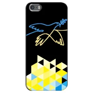 Чохол на iPhone 5 / 5s / SE (Український дизайн) (Мир для Укрїни)