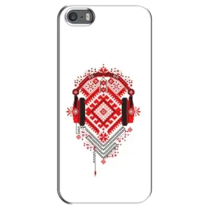 Силиконовый Чехол на iPhone 5 / 5s / SE с картинкой Вышиванки (Модная вышиванка)