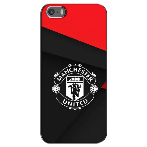 Чехол с рисунком «MU» для iPhone 5 / 5s / SE