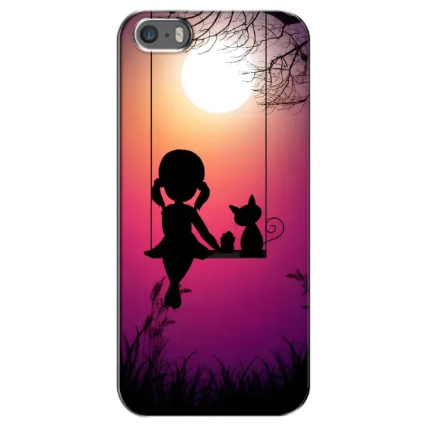 Чохол з малюнком «На гойдалці» для iPhone 5 / 5s / SE Чохол з малюнком «На гойдалці» для iPhone 5 / 5s / SE