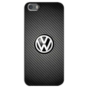 Чехол "Фольксваген" для iPhone 5 / 5s / SE (На карбоне)