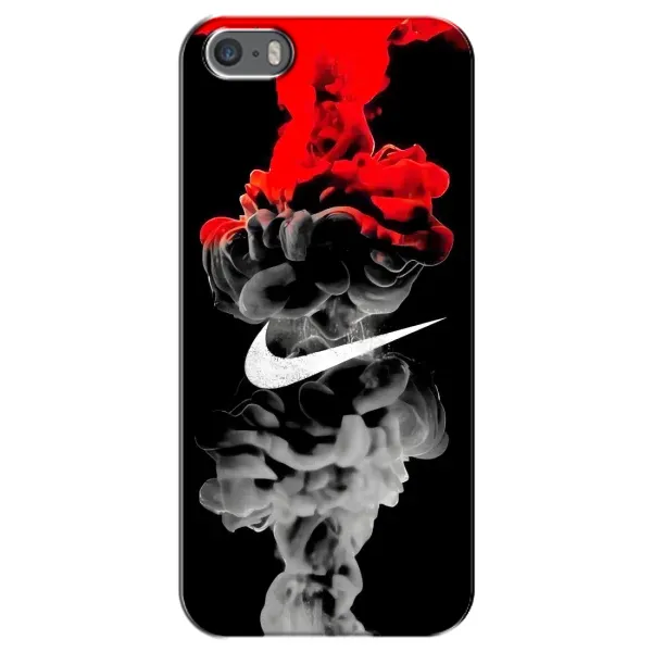 Чехол с рисунком «Nike дым» для iPhone 5 / 5s / SE