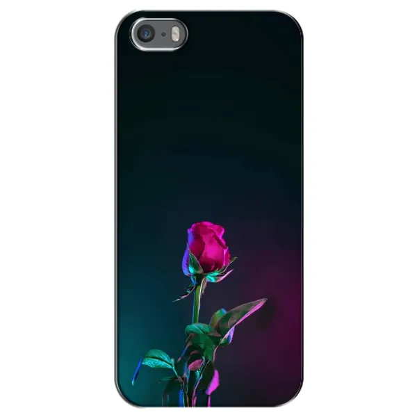 Чехол с рисунком «Ночная роза» для iPhone 5 / 5s / SE Чехол с рисунком «Ночная роза» для iPhone 5 / 5s / SE