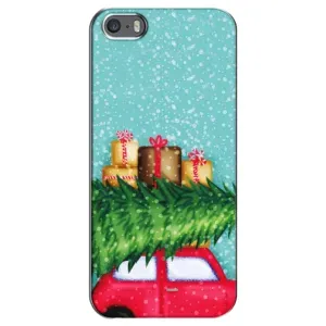 Чохол новорічна ялинка на iPhone 5 / 5s / SE (Новорічний настрій)