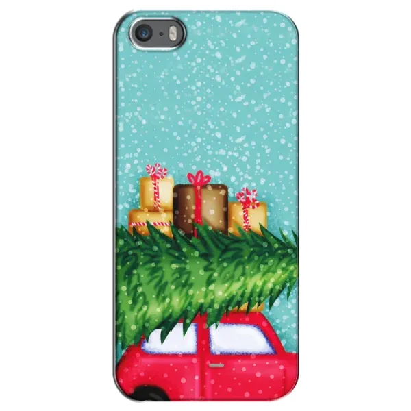 Чехол с рисунком «Новогодние подарки» для iPhone 5 / 5s / SE Чехол с рисунком «Новогодние подарки» для iPhone 5 / 5s / SE
