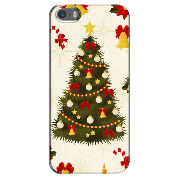 Чехол с рисунком «Новогодний принт» для iPhone 5 / 5s / SE Чехол с рисунком «Новогодний принт» для iPhone 5 / 5s / SE