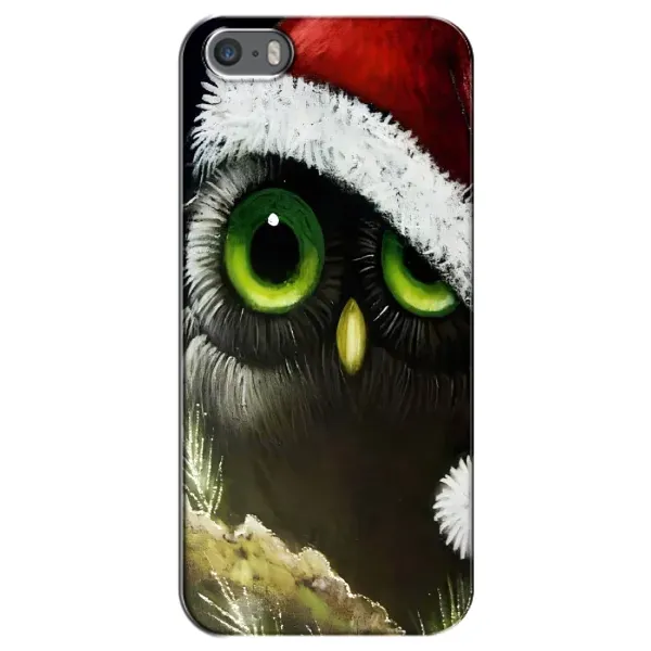 Чехол с рисунком «Новогодняя Сова» для iPhone 5 / 5s / SE Чехол с рисунком «Новогодняя Сова» для iPhone 5 / 5s / SE