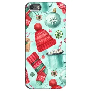 Чехол Санта Клаус для iPhone 5 / 5s / SE (Одежда)