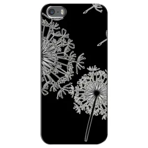 Силиконовый Чехол с одуванчиками на iPhone 5 / 5s / SE (Одуванчики)