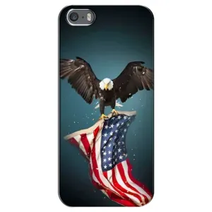 Чохол Прапор USA для iPhone 5 / 5s / SE (Орел і прапор)