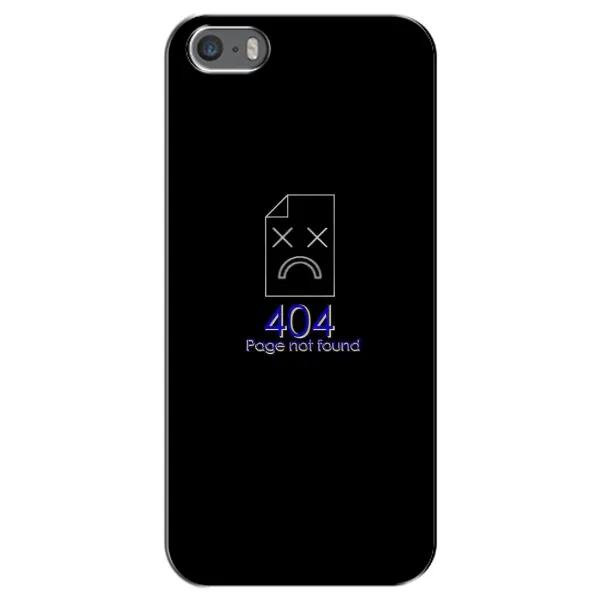Чехол с рисунком «Ошибка 404» для iPhone 5 / 5s / SE