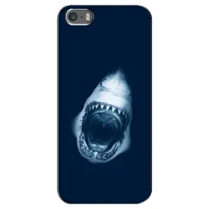 Силіконовий бампер з картинкою звірів для iPhone 5 / 5s / SE (Пащу Акули)