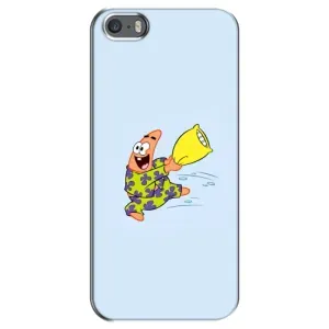 Чохли з Патріком на iPhone 5 / 5s / SE (Патрік із подушкою)