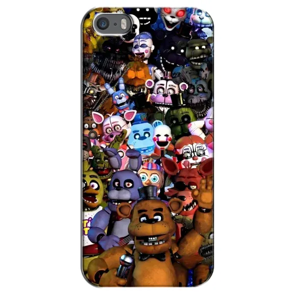 Чехол с рисунком «Персонажи Фредди» для iPhone 5 / 5s / SE