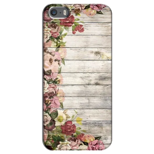 Чехол с рисунком «Плетущиеся цветы» для iPhone 5 / 5s / SE Чехол с рисунком «Плетущиеся цветы» для iPhone 5 / 5s / SE