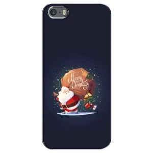 Чехол Санта Клаус для iPhone 5 / 5s / SE (Подарки от Санты)