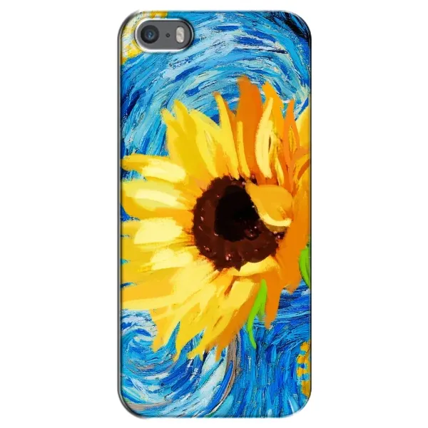 Чехол с рисунком «Подсолнух цветок» для iPhone 5 / 5s / SE Чехол с рисунком «Подсолнух цветок» для iPhone 5 / 5s / SE