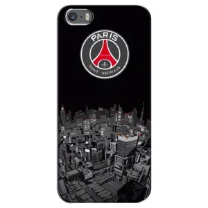 Силиконовые Чехлы принт Футбол на iPhone 5 / 5s / SE (PSG)